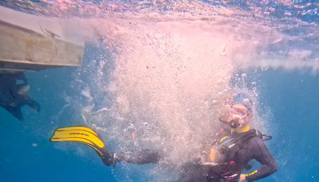 Private scuba diving boat Lucky Ana