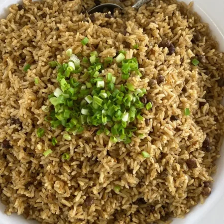 Moro (Dominican rice with beans)